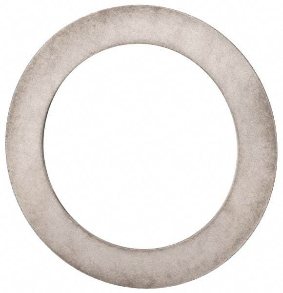 Made in USA - 0.024" Thick, 1-1/4" Inside x 1-3/4" OD, Round Shim - Uncoated 302/304 Stainless Steel - Eagle Tool & Supply