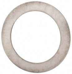 Made in USA - 0.024" Thick, 1-1/4" Inside x 1-3/4" OD, Round Shim - Uncoated 302/304 Stainless Steel - Eagle Tool & Supply