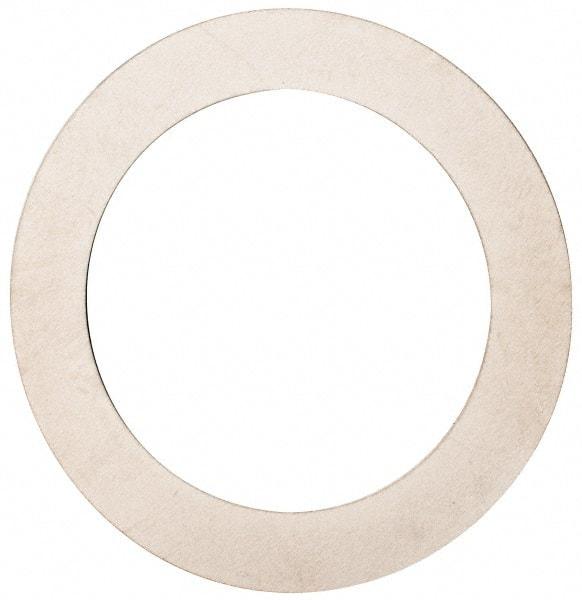 Made in USA - 0.008" Thick, 1-1/4" Inside x 1-3/4" OD, Round Shim - Uncoated 302/304 Stainless Steel - Eagle Tool & Supply