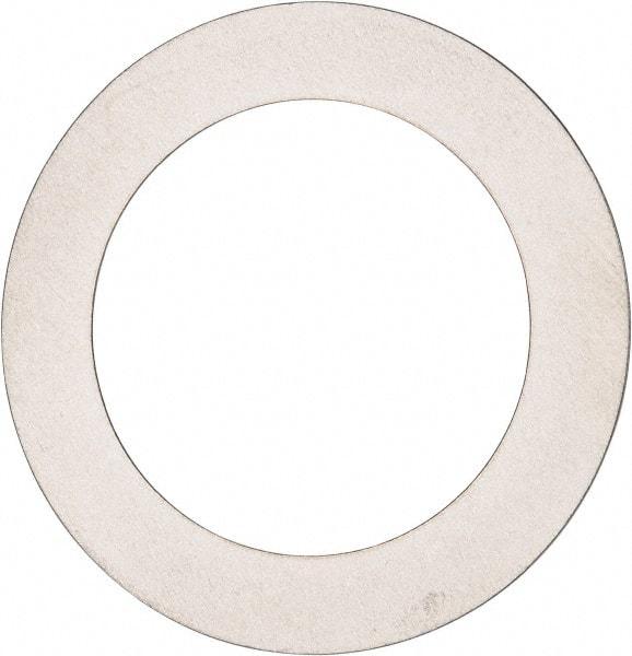 Made in USA - 0.012" Thick, 1-3/8" Inside x 1-7/8" OD, Round Shim - Uncoated 302/304 Stainless Steel - Eagle Tool & Supply