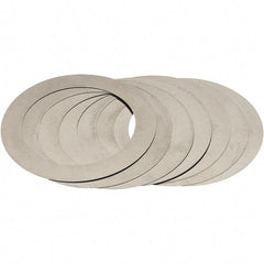 Made in USA - 0.003" Thick, 2" Inside x 2-3/4" OD, Round Shim - Uncoated 302/304 Stainless Steel - Eagle Tool & Supply