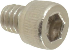 Value Collection - #8-32 UNC Hex Socket Drive, Socket Cap Screw - Grade 18-8 Stainless Steel, 3/16" Length Under Head - Eagle Tool & Supply