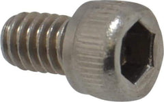 Value Collection - #8-32 UNC Hex Socket Drive, Socket Cap Screw - Grade 18-8 Stainless Steel, 1/4" Length Under Head - Eagle Tool & Supply