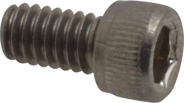 Value Collection - #8-32 UNC Hex Socket Drive, Socket Cap Screw - Grade 18-8 Stainless Steel, 5/16" Length Under Head - Eagle Tool & Supply