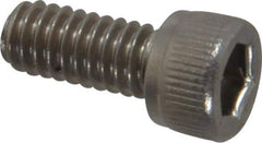 Value Collection - #8-32 UNC Hex Socket Drive, Socket Cap Screw - Grade 18-8 Stainless Steel, 3/8" Length Under Head - Eagle Tool & Supply