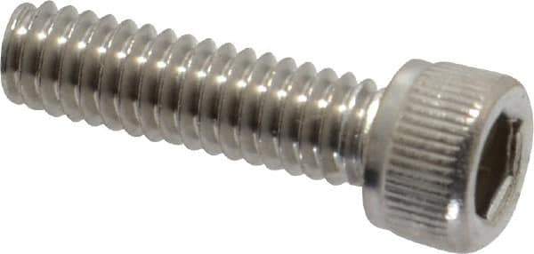 Value Collection - #8-32 UNC Hex Socket Drive, Socket Cap Screw - Grade 18-8 Stainless Steel, 5/8" Length Under Head - Eagle Tool & Supply