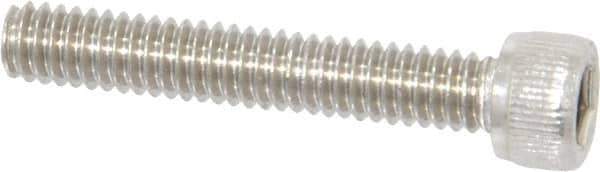 Value Collection - #8-32 UNC Hex Socket Drive, Socket Cap Screw - Grade 18-8 Stainless Steel, 1" Length Under Head - Eagle Tool & Supply