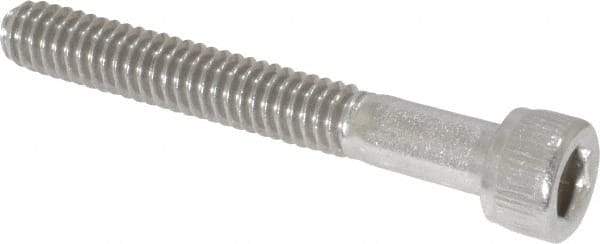 Value Collection - #8-32 UNC Hex Socket Drive, Socket Cap Screw - Grade 18-8 Stainless Steel, 1-1/4" Length Under Head - Eagle Tool & Supply