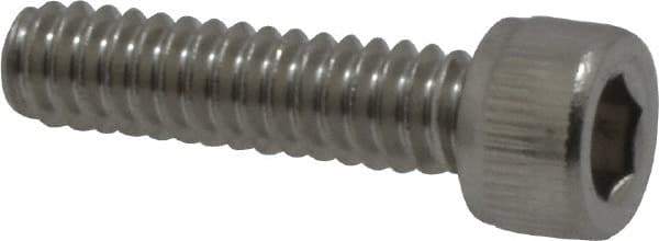 Value Collection - #10-24 UNC Hex Socket Drive, Socket Cap Screw - Grade 18-8 Stainless Steel, 3/4" Length Under Head - Eagle Tool & Supply