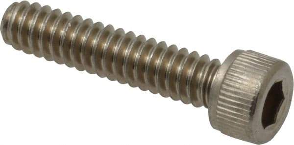 Value Collection - #10-24 UNC Hex Socket Drive, Socket Cap Screw - Grade 18-8 Stainless Steel, 7/8" Length Under Head - Eagle Tool & Supply
