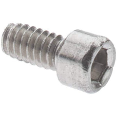 Value Collection - #5-44 UNF Hex Socket Drive, Socket Cap Screw - Grade 18-8 & Austenitic A2 Stainless Steel, Uncoated, Fully Threaded, 1/2" Length Under Head - Eagle Tool & Supply