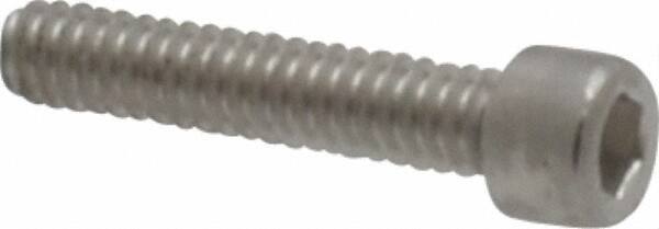 Value Collection - #0-80 UNF Hex Socket Drive, Socket Cap Screw - Grade 18-8 Stainless Steel, 5/16" Length Under Head - Eagle Tool & Supply