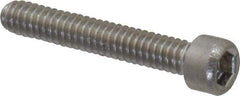 Value Collection - #0-80 UNF Hex Socket Drive, Socket Cap Screw - Grade 18-8 Stainless Steel, 3/8" Length Under Head - Eagle Tool & Supply