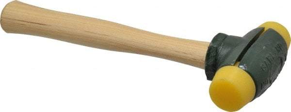 Garland - 1-1/2 Lb Head 1-1/4" Face Plastic Split Head Hammer - 11" OAL, Wood Handle - Eagle Tool & Supply