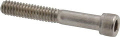 Value Collection - 1/4-20 UNC Hex Socket Drive, Socket Cap Screw - Grade 18-8 Stainless Steel, Partially Threaded, 1-3/4" Length Under Head - Eagle Tool & Supply