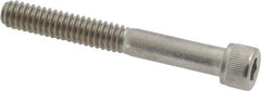 Value Collection - 1/4-20 UNC Hex Socket Drive, Socket Cap Screw - Grade 18-8 Stainless Steel, Partially Threaded, 2" Length Under Head - Eagle Tool & Supply