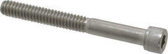 Value Collection - 1/4-20 UNC Hex Socket Drive, Socket Cap Screw - Grade 18-8 Stainless Steel, Partially Threaded, 2-1/4" Length Under Head - Eagle Tool & Supply