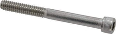 Value Collection - 1/4-20 UNC Hex Socket Drive, Socket Cap Screw - Grade 18-8 Stainless Steel, Partially Threaded, 2-1/2" Length Under Head - Eagle Tool & Supply