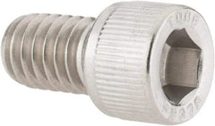 Value Collection - 5/16-18 UNC Hex Socket Drive, Socket Cap Screw - Grade 18-8 Stainless Steel, Fully Threaded, 1/2" Length Under Head - Eagle Tool & Supply