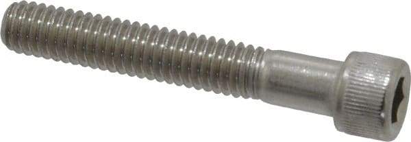 Value Collection - 5/16-18 UNC Hex Socket Drive, Socket Cap Screw - Grade 18-8 Stainless Steel, Partially Threaded, 2" Length Under Head - Eagle Tool & Supply