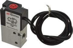 ARO/Ingersoll-Rand - 1/8", 3-Way Body Ported Stacking Solenoid Valve - 12 VDC, 0.2 CV Rate, 2.4" High - Eagle Tool & Supply