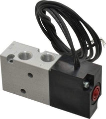 ARO/Ingersoll-Rand - 1/8", 4-Way Body Ported Stacking Solenoid Valve - 24 VDC, 0.2 CV Rate, 2.8" High - Eagle Tool & Supply