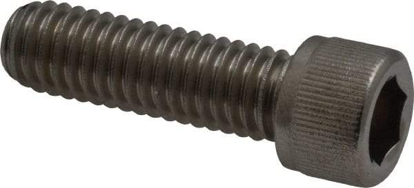 Value Collection - 3/8-16 UNC Hex Socket Drive, Socket Cap Screw - Grade 18-8 Stainless Steel, Fully Threaded, 1-1/4" Length Under Head - Eagle Tool & Supply
