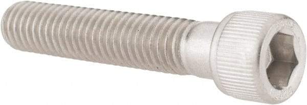 Value Collection - 3/8-16 UNC Hex Socket Drive, Socket Cap Screw - Grade 18-8 Stainless Steel, Partially Threaded, 2" Length Under Head - Eagle Tool & Supply