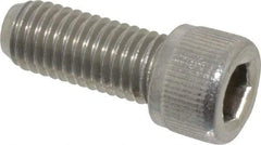 Value Collection - 1/4-28 UNF Hex Socket Drive, Socket Cap Screw - Grade 18-8 Stainless Steel, 5/8" Length Under Head - Eagle Tool & Supply