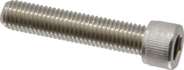 Value Collection - 1/4-28 UNF Hex Socket Drive, Socket Cap Screw - Grade 18-8 Stainless Steel, 1-1/4" Length Under Head - Eagle Tool & Supply