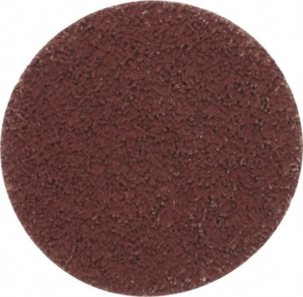 Made in USA - 2" Disc Diam, 600 Grit, Aluminum Oxide Quick Change Disc - Type S Attaching System, Coated, Brown, Super Fine Grade - Eagle Tool & Supply