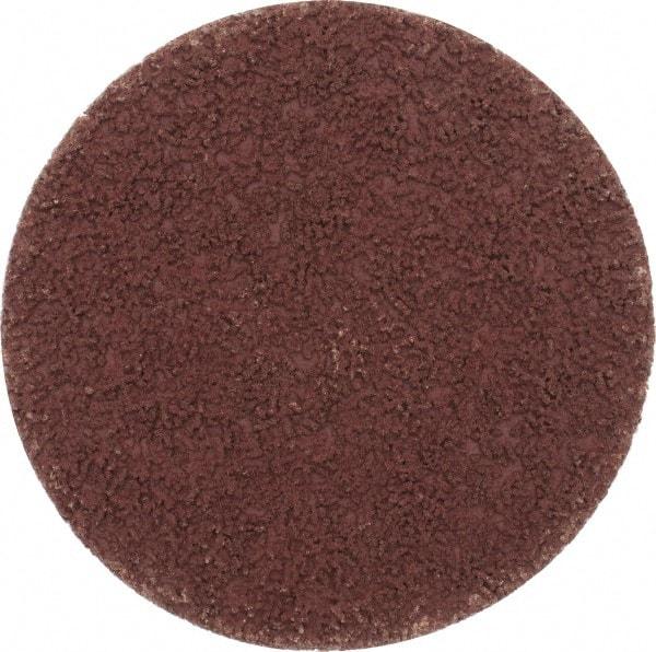 Made in USA - 3" Disc Diam, 120 Grit, Aluminum Oxide Quick Change Disc - Type S Attaching System, Coated, Brown, Fine Grade - Eagle Tool & Supply