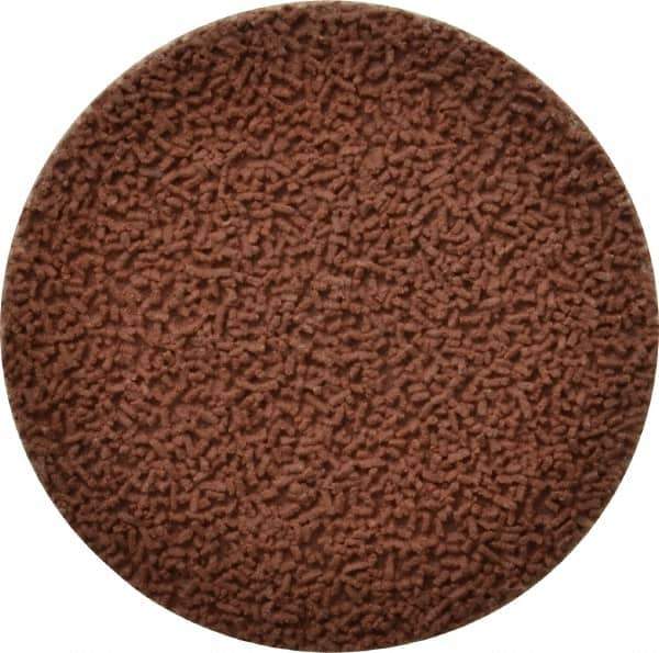 Made in USA - 2" Disc Diam, 320 Grit, Aluminum Oxide Quick Change Disc - Type R Attaching System, Coated, Brown, Extra Fine Grade - Eagle Tool & Supply