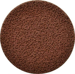 Made in USA - 2" Disc Diam, 320 Grit, Aluminum Oxide Quick Change Disc - Type R Attaching System, Coated, Brown, Extra Fine Grade - Eagle Tool & Supply