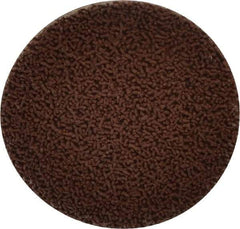 Made in USA - 2" Disc Diam, 600 Grit, Aluminum Oxide Quick Change Disc - Type R Attaching System, Coated, Brown, Super Fine Grade - Eagle Tool & Supply