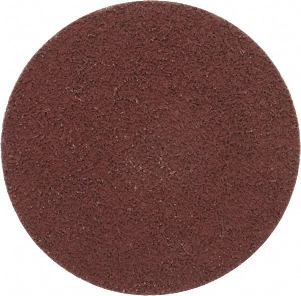 Made in USA - 3" Disc Diam, 400 Grit, Aluminum Oxide Quick Change Disc - Type R Attaching System, Coated, Brown, Super Fine Grade - Eagle Tool & Supply