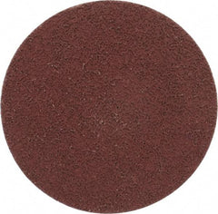 Made in USA - 3" Disc Diam, 400 Grit, Aluminum Oxide Quick Change Disc - Type R Attaching System, Coated, Brown, Super Fine Grade - Eagle Tool & Supply