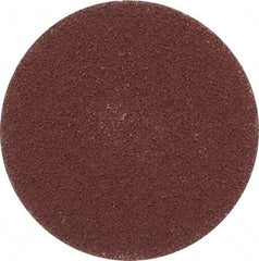 Made in USA - 3" Disc Diam, 600 Grit, Aluminum Oxide Quick Change Disc - Type R Attaching System, Coated, Brown, Super Fine Grade - Eagle Tool & Supply