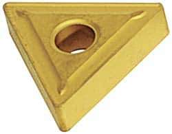 Tungaloy - TNMG432 Grade T5115 Carbide Turning Insert - TiCN/Al2O3 Finish, 60° Triangle, 1/2" Inscr Circle, 3/16" Thick, 1/32" Corner Radius - Eagle Tool & Supply
