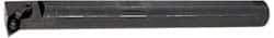 Hertel - 1.3" Min Bore Diam, 12" OAL, 1" Shank Diam, A-MDUN Indexable Boring Bar - DN.. Insert, Screw or Clamp Holding Method - Eagle Tool & Supply