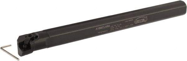 Hertel - 1.2" Min Bore Diam, 12" OAL, 1" Shank Diam, A-MCLN Indexable Boring Bar - CN.. Insert, Screw or Clamp Holding Method - Eagle Tool & Supply