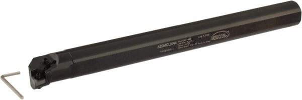 Hertel - 1.47" Min Bore Diam, 14" OAL, 1-1/4" Shank Diam, A-MCLN Indexable Boring Bar - CN.. Insert, Screw or Clamp Holding Method - Eagle Tool & Supply
