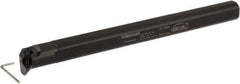 Hertel - 1.3" Min Bore Diam, 12" OAL, 1" Shank Diam, A-MDUN Indexable Boring Bar - DN.. Insert, Screw or Clamp Holding Method - Eagle Tool & Supply