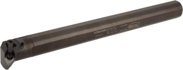 Hertel - 1.705" Min Bore Diam, 14" OAL, 1-1/4" Shank Diam, A-MDUN Indexable Boring Bar - DN.. Insert, Screw or Clamp Holding Method - Eagle Tool & Supply