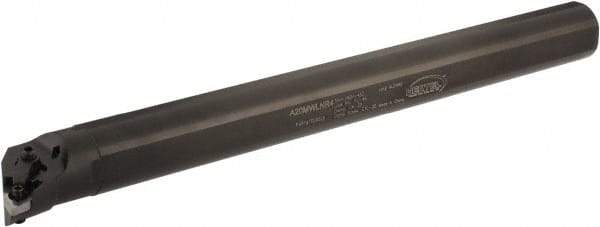 Hertel - 1.47" Min Bore Diam, 14" OAL, 1-1/4" Shank Diam, A-MWLN Indexable Boring Bar - WN.. Insert, Screw or Clamp Holding Method - Eagle Tool & Supply