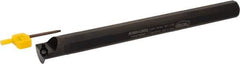 Hertel - 1.3" Min Bore Diam, 12" OAL, 1" Shank Diam, A-SVUB Indexable Boring Bar - WC..21.51 Insert, Screw Holding Method - Eagle Tool & Supply