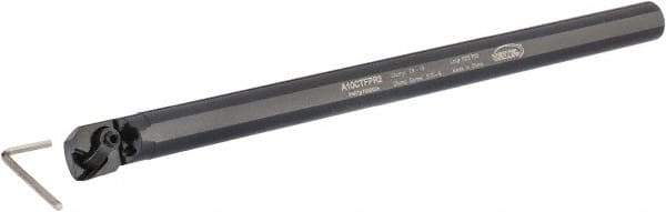 Hertel - 0.77" Min Bore Diam, 10" OAL, 5/8" Shank Diam, A-CTFP Indexable Boring Bar - TP.. Insert, Clamp Holding Method - Eagle Tool & Supply