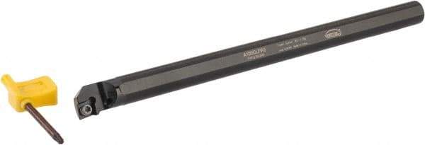 Hertel - 0.77" Min Bore Diam, 10" OAL, 5/8" Shank Diam, A-SCLP Indexable Boring Bar - CP.. 32.52 Insert, Screw Holding Method - Eagle Tool & Supply