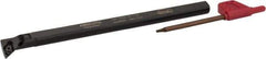 Hertel - 0.6" Min Bore Diam, 6" OAL, 3/8" Shank Diam, A-SDUP Indexable Boring Bar - DP.. 21.51 Insert, Screw Holding Method - Eagle Tool & Supply