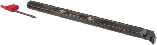 Hertel - 0.85" Min Bore Diam, 10" OAL, 5/8" Shank Diam, A-SDUP Indexable Boring Bar - DP.. Insert, Screw Holding Method - Eagle Tool & Supply